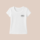 Baby Look TUZA Branca - Busto