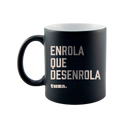 Caneca TUZA Preta - Enrola que Desenrola