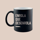 Caneca TUZA Preta - Enrola que Desenrola